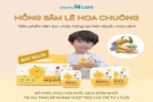 HỒNG SÂM LÊ HOA CHUÔNG CHO TRẺ EM